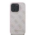 GUESS futerał do IPHONE 16 Pro Max GUHCP16XG4GFPI (PU 4G Classic) różowy