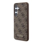 GUESS futera do SAMSUNG A55 GUOHCSA55G4GFBR (PU 4G Classic Metal Logo) brzowy