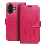 Kabura MEZZO Book do IPHONE 16 łapacz snów magenta