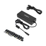 REBEL uniwersalny zasilacz sieciowy 120W 12-19,5V automatyczny 11 końcówek czarny