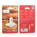 HOCO pendrive Wide UD10 USB + Typ C 128GB USB3.0