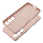 Futerał SILICONE MAG COVER kompatybilny z MagSafe do SAMSUNG S24 FE różowy