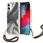 Oryginalne Etui GUESS Hardcase GUHCP12SKSMAGR do iPhone 12 MINI (Kolekcja Marble / szary)