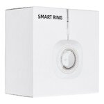 Smart Ring R11M- inteligentny pierścień ze stali ze stacją ładującą rozmiar 12 (21,4mm) złoty