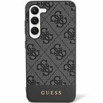 Oryginalne Etui GUESS Hardcase GUHCS24LG4GLGR do SAMSUNG S24 Ultra (4G Bottom Stripe / czarny)