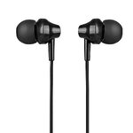 HOCO zestaw słuchawkowy / słuchawki dokanałowe jack 3,5mm z mikrofonem M14 black