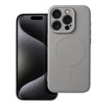 Futera Silicone Mag Cover kompatybilny z MagSafe do IPHONE 15 PRO tytanowy szary