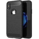 Futerał CARBON do IPHONE XS czarny