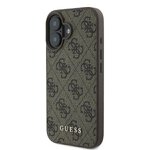 GUESS futerał do IPHONE 16 Plus GUHCP16MG4GFBR (PU 4G Classic) brązowy