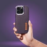 Futera MILANO do XIAOMI Redmi NOTE 13 PRO 5G ciemny fiolet