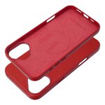 Futerał LEATHER MAG COVER kompatybilny z MagSafe do IPHONE 16 Plus czerwony