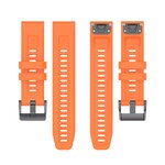 Pasek / opaska do smartwatcha Garmin FENIX 3 / 3HR / 5X / 6X / 6X PRO / 7X / 7X PRO pomaracz (8)