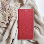 Kabura LUNA Book Carbon do SAMSUNG A21s czerwony