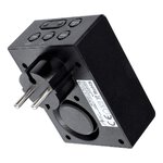 RADIO FM BS-817 B wywietlacz cyfrowy LED czarne ART funkcja bluetooth