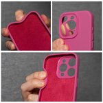 Futerał SILICONE 2mm do IPHONE 16 Pro Max róż