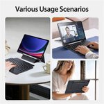 DUX DUCIS DK - etui skadane z klawiatur bezprzewodow do Samsung Tab S9 czarne