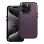 Leather Mag Cover kompatybilne z MagSafe do IPHONE 15 PRO ciemny fioletowy