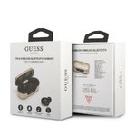 Suchawki bezprzewodowe / bluetooth Stereo TWS GUESS Digital BT5 Classic + stacja dokujca / zoty (GUTWST31ED)