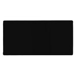 Podkładka pod mysz i klawiaturę dla graczy 1200 x 600 x 2 mm czarna z obszyciem