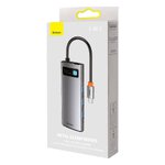 BASEUS adapter HUB 5w1 Typ C WKWG020013 0,15 m szary