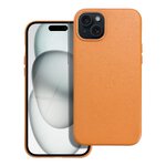 Leather Mag Cover kompatybilne z MagSafe do IPHONE 15 PLUS pomaraczowy