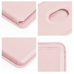 Portfel magnetyczny Leather Mag Wallet jasny rowy