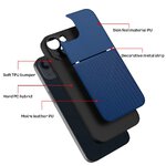 Futera NOBLE do IPHONE 15 Plus niebieski