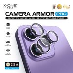 Szko szafirowe X-ONE na obiektyw aparatu Camera Armor Pro - do iPhone 13 Pro/13 Pro Max