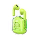 BLUE STAR suchawki bezprzewodowe / bluetooth stereo TWS Transparency Fi22 zielone