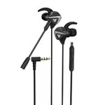 Douszne Słuchawki Gamingowe 3D Stereo Sound z Odłączanym Mikrofonem Wintory M31 Czarne