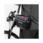 WILDMAN sakwa rowerowa na kierownic na zamek XT8 3L czarna