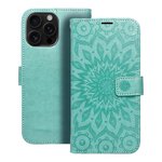 Kabura MEZZO Book do IPHONE 16 Pro Max mandala zielony