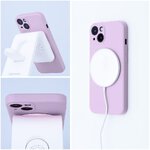 Futera Silicone Mag Cover kompatybilny z MagSafe do IPHONE 14 PLUS fioletowy