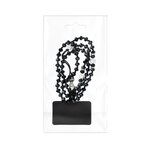 Zawieszka CRYSTAL DIAMOND do telefonu / długość sznura 74cm (37cm w pętli) / na szyję - czarny