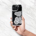 Futerał TEDDY BEAR do IPHONE 15 Pro srebrny