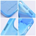Leather Mag Cover kompatybilne z MagSafe do IPHONE 14 PRO blue splash