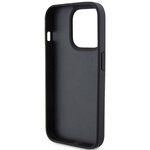 Oryginalne Etui GUESS Hardcase GUHCP15LP4EPMK do iPhone 15 PRO (Quilted 4G Classic / czarny)