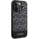 Oryginalne Etui GUESS Hardcase GUHMP14XHGCFSEK do iPhone 14 PRO MAX (MAG GCUBE / czarny)