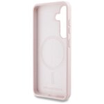 KARL LAGERFELD futerał do SAMSUNG S25 KLHMS25SSKCHTCP (Magnetic Silicone Double Heads) różowy