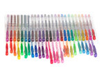 Długopisy żelowe kolorowe brokatowe zestaw 50szt.