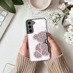 Futerał TEDDY BEAR do SAMSUNG S21 FE różowy