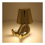 Lampka nocna GOLD MAN Art Deco siedzcy (wzr 5) MLTL