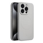 Futera Silicone Mag Cover kompatybilny z MagSafe do IPHONE 15 PRO tytanowy