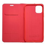 Kabura LUNA Book Carbon do IPHONE 16 Pro Max czerwony
