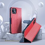 Kabura Fancy Book do  SAMSUNG A52 LTE / A52 5G / A52S czerwony / granatowy