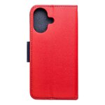 Kabura FANCY Book do IPHONE 16 czerwono granatowy