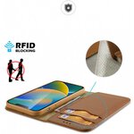DUX DUCIS kabura HIVO do IPHONE 15 Plus brzowa