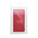 Kabura LUNA Book Carbon do SAMSUNG A21s czerwony