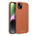 Futera Roar Leather Mag Case kompatybilny z MagSafe - do iPhone 14 Plus Brzowy