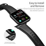 DUX DUCIS pasek YA skrzany do Apple Watch 38 / 40 / 41 mm czarny